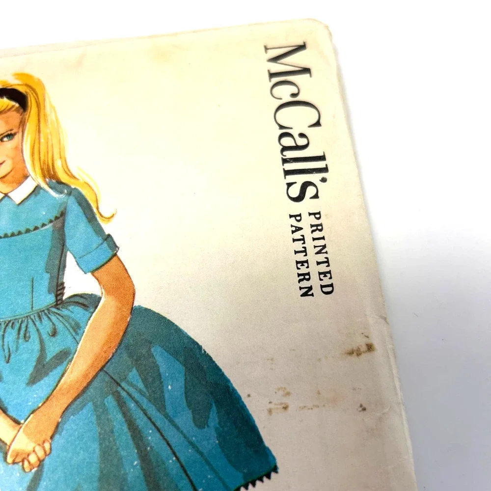 McCalls Vintage 1960's Pattern #6026‎ Girls Flare Dress Size 8